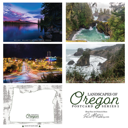 Landscapes Of Oregon Postcard Series