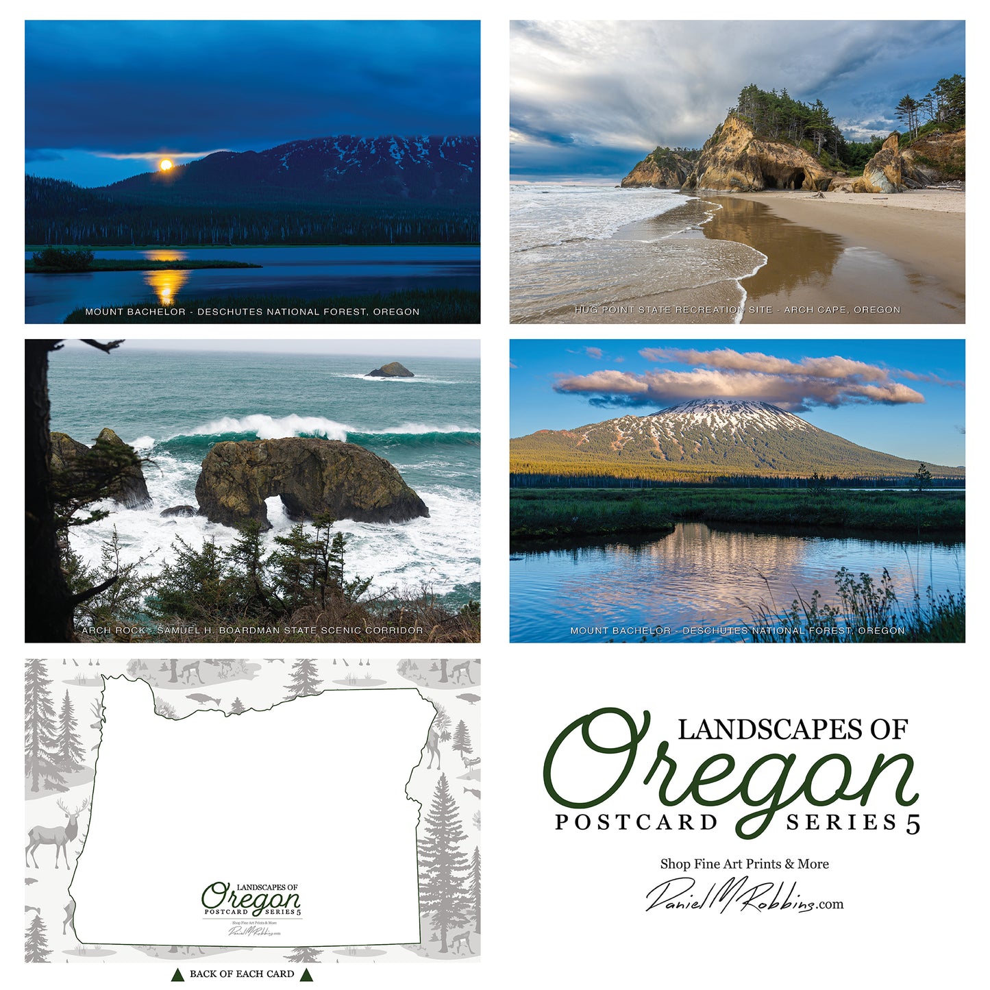 Landscapes Of Oregon Postcard Series